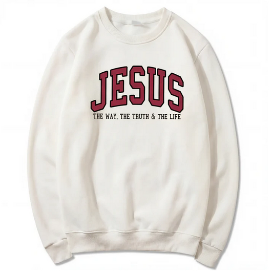 Faith Over Fear Varsity Sweatshirt